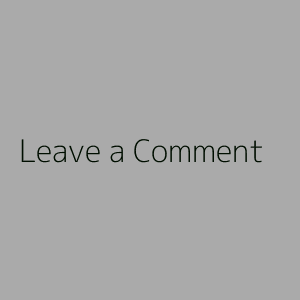 Leave a Comment Square placeholder image 300px